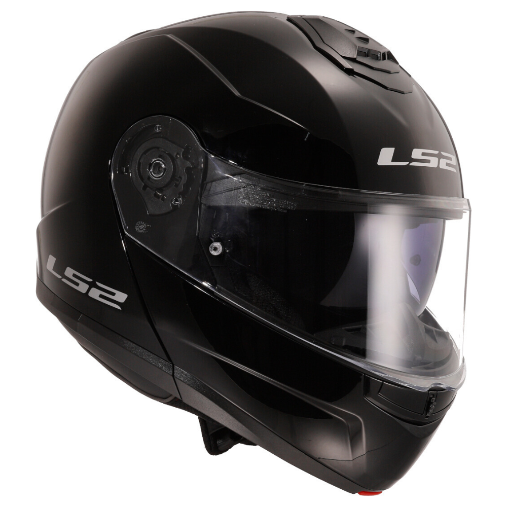 LS2 FF9O8 Strobe II Gloss Black Modular Helmet
