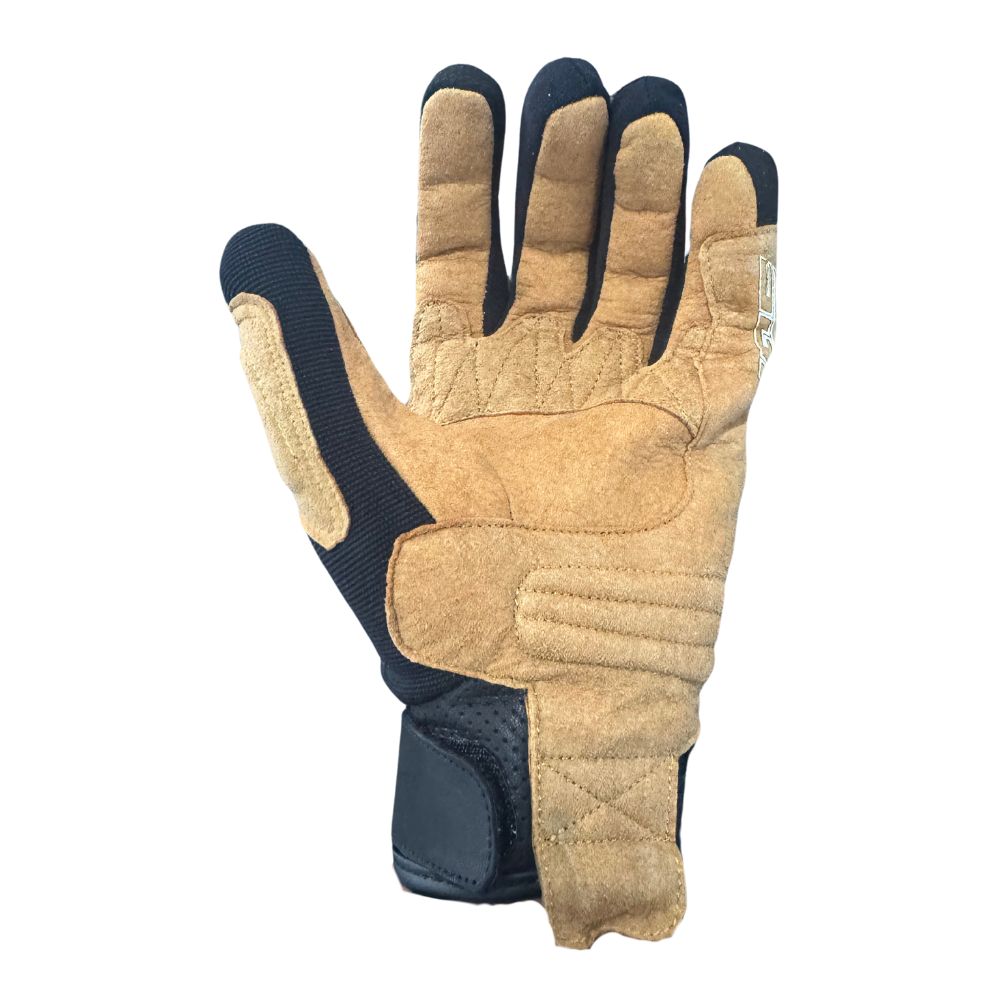 Spirit Raider Black/Tan Motorcycle Gloves