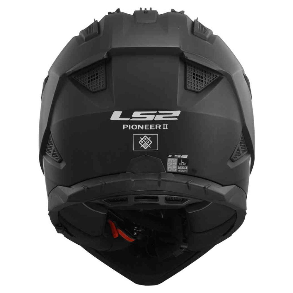 LS2 MX702 Pioneer II Solid Matt Black Helmet