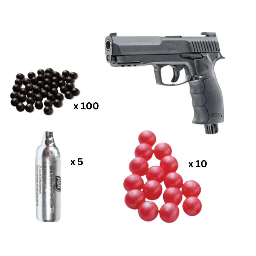 Umarex HDP 50 T4E Self-Defence Pistol Kit With Ammo And Gas