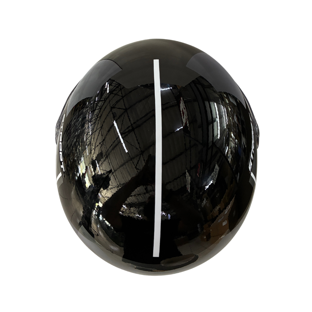 MT OF501 Street S Bezos B0 Gloss Black/Grey Open Face Helmet