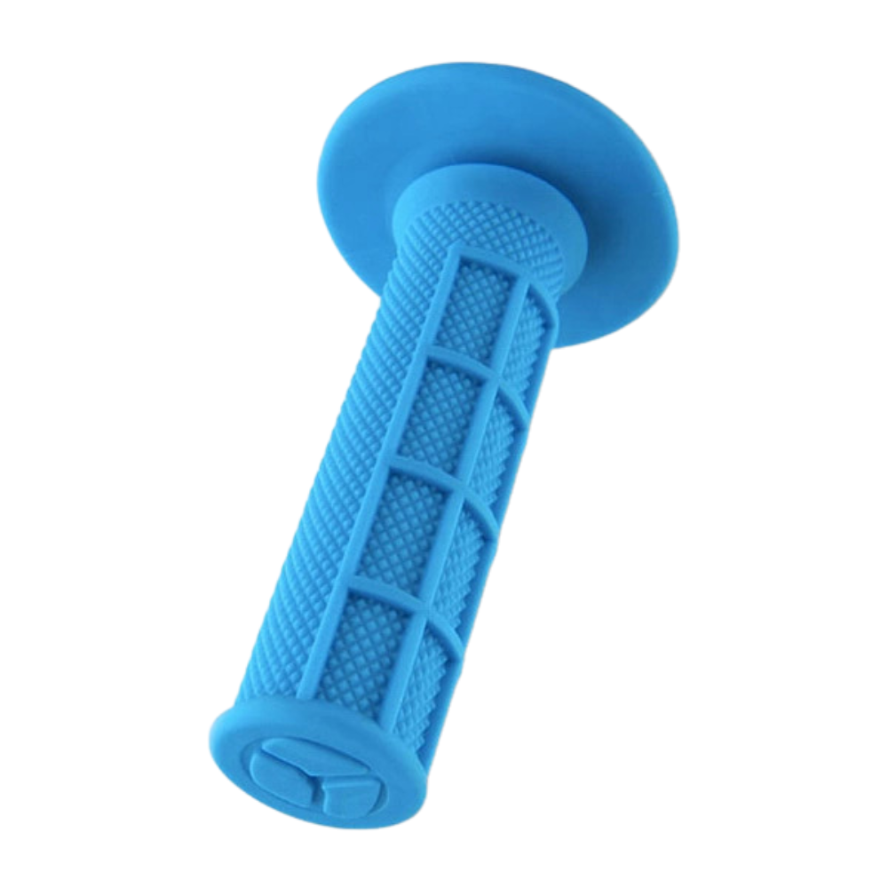 Tag Metals Half Waffle Slim Cyan Grips