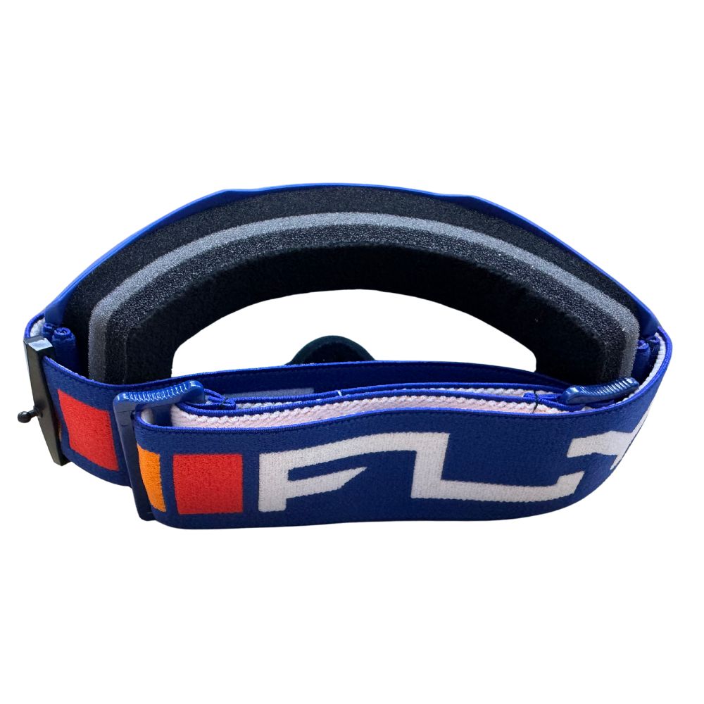 Fly Zone Navy/White Red Mirror Smoke Lens Goggle