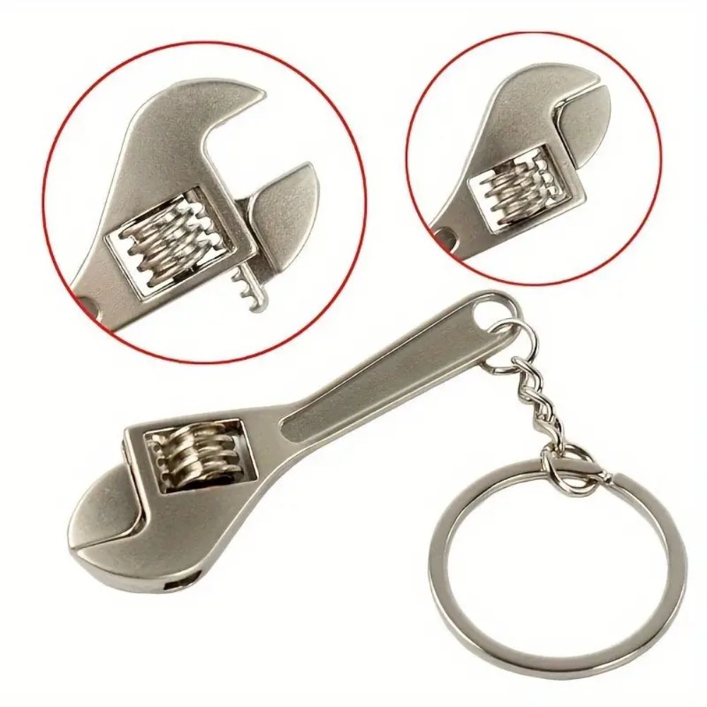 MCA Mini Silver Wrench Key Ring