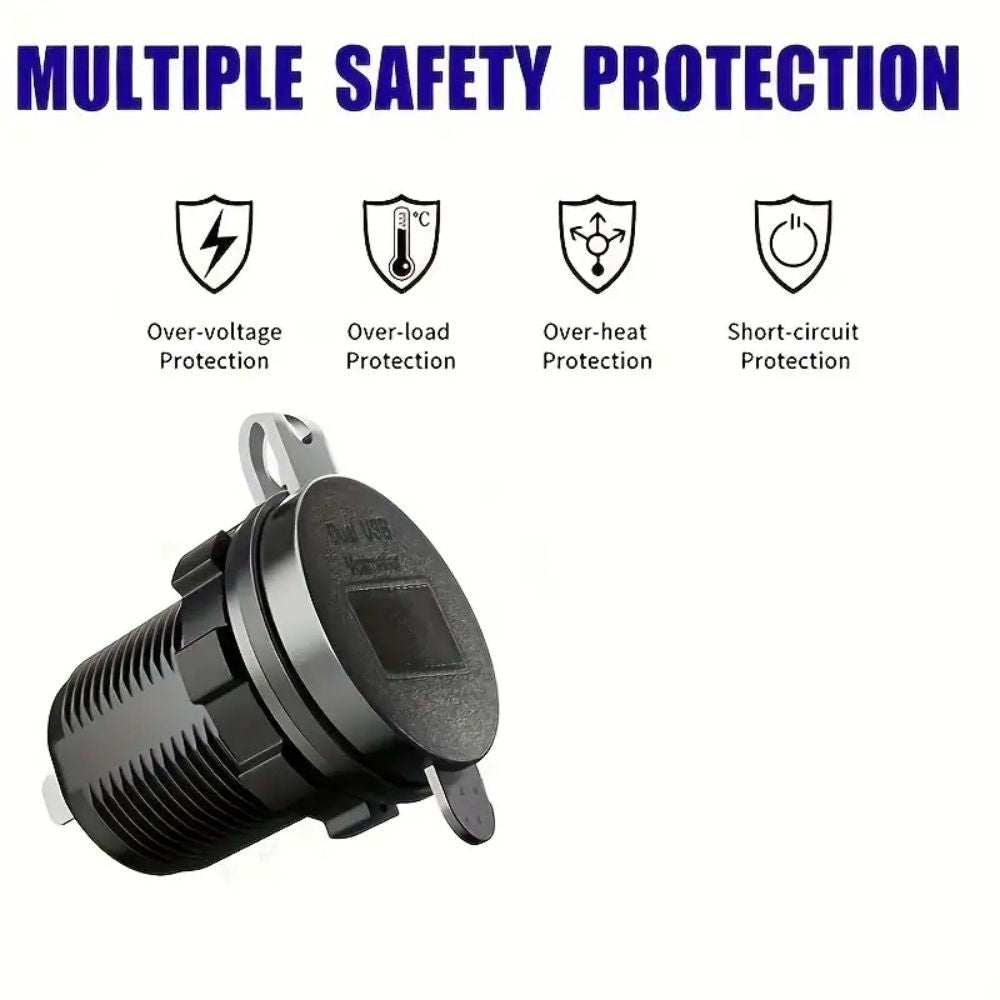 MCA Motorcycle & Universal Dual USB Adaptor