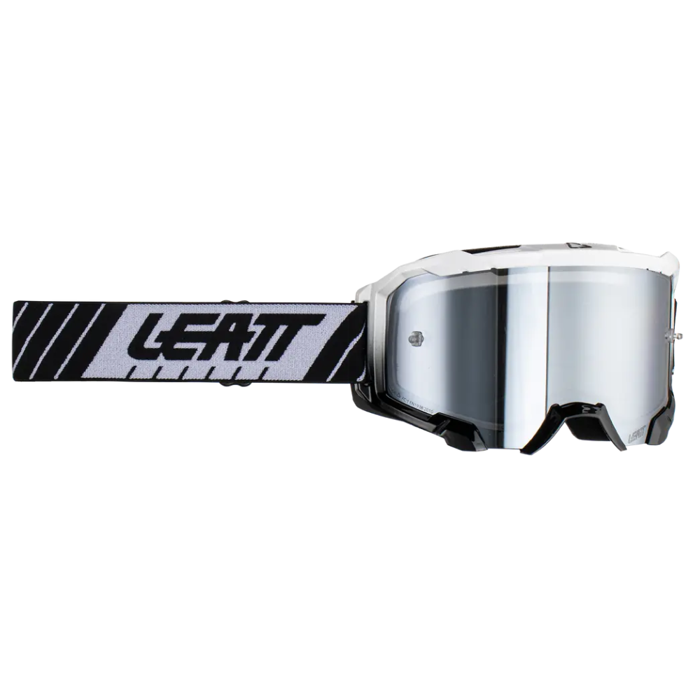 MC Auto: Leatt Velocity 4.5 Iriz White Silver Goggle