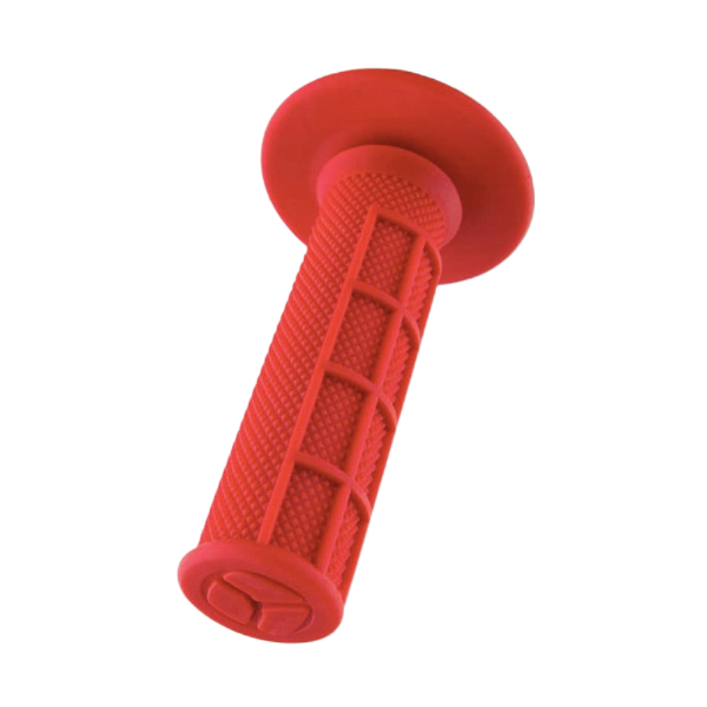 Tag Metals Half Waffle Slim Red Grips