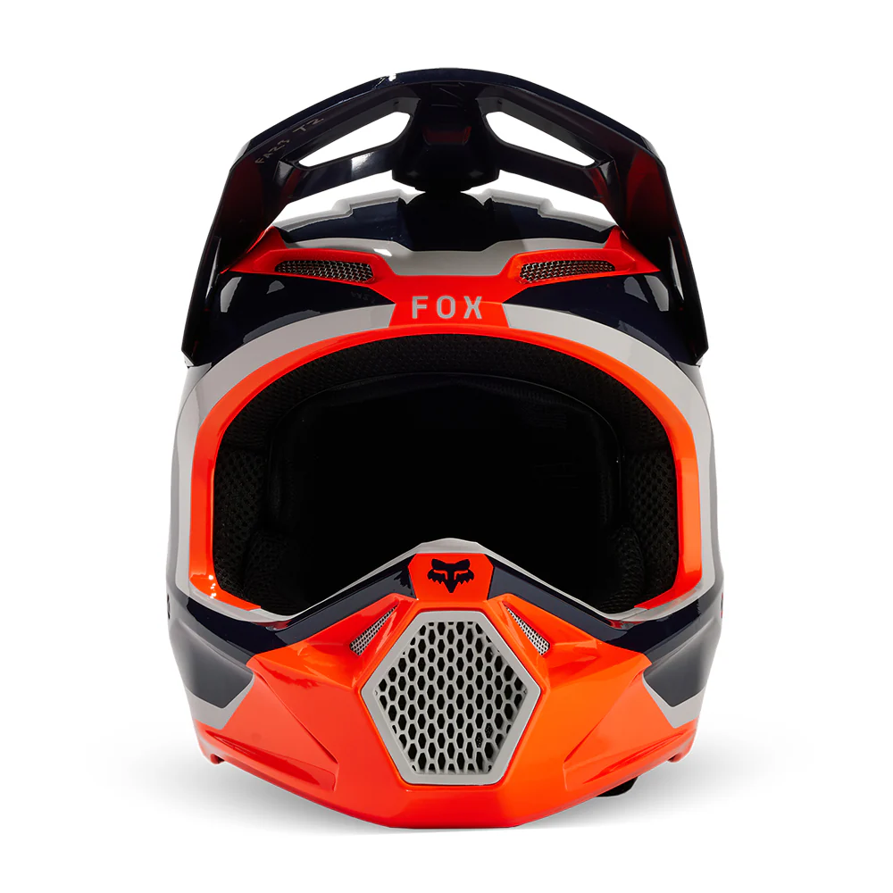 MC Auto: Fox V1 Nitro Flo Orange Helmet