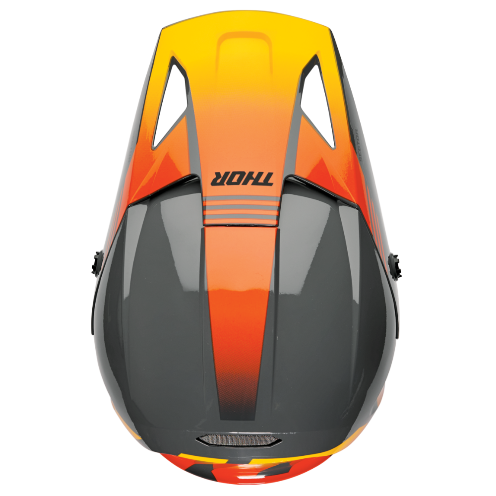 MC Auto: Thor Sector 2 Carve Charcoal/Orange Helmet