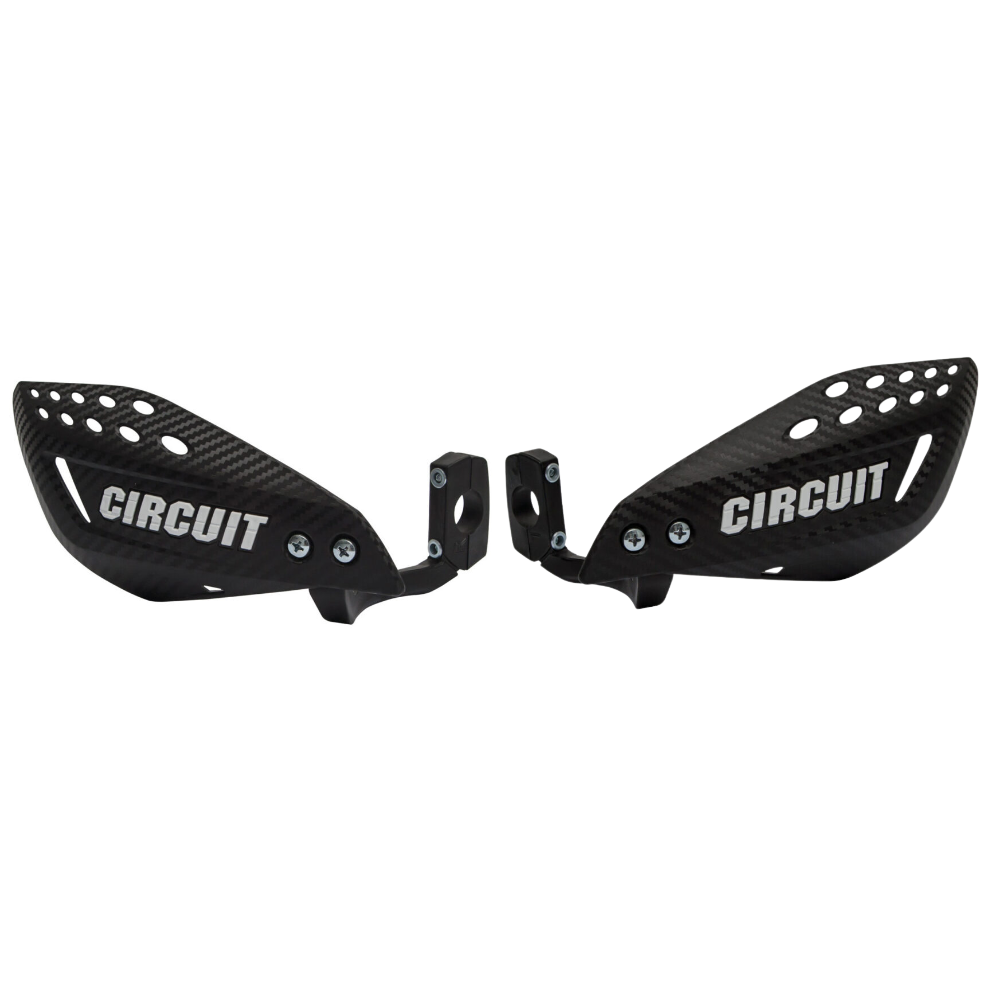 Circuit Equipment Carbon/White Handguards