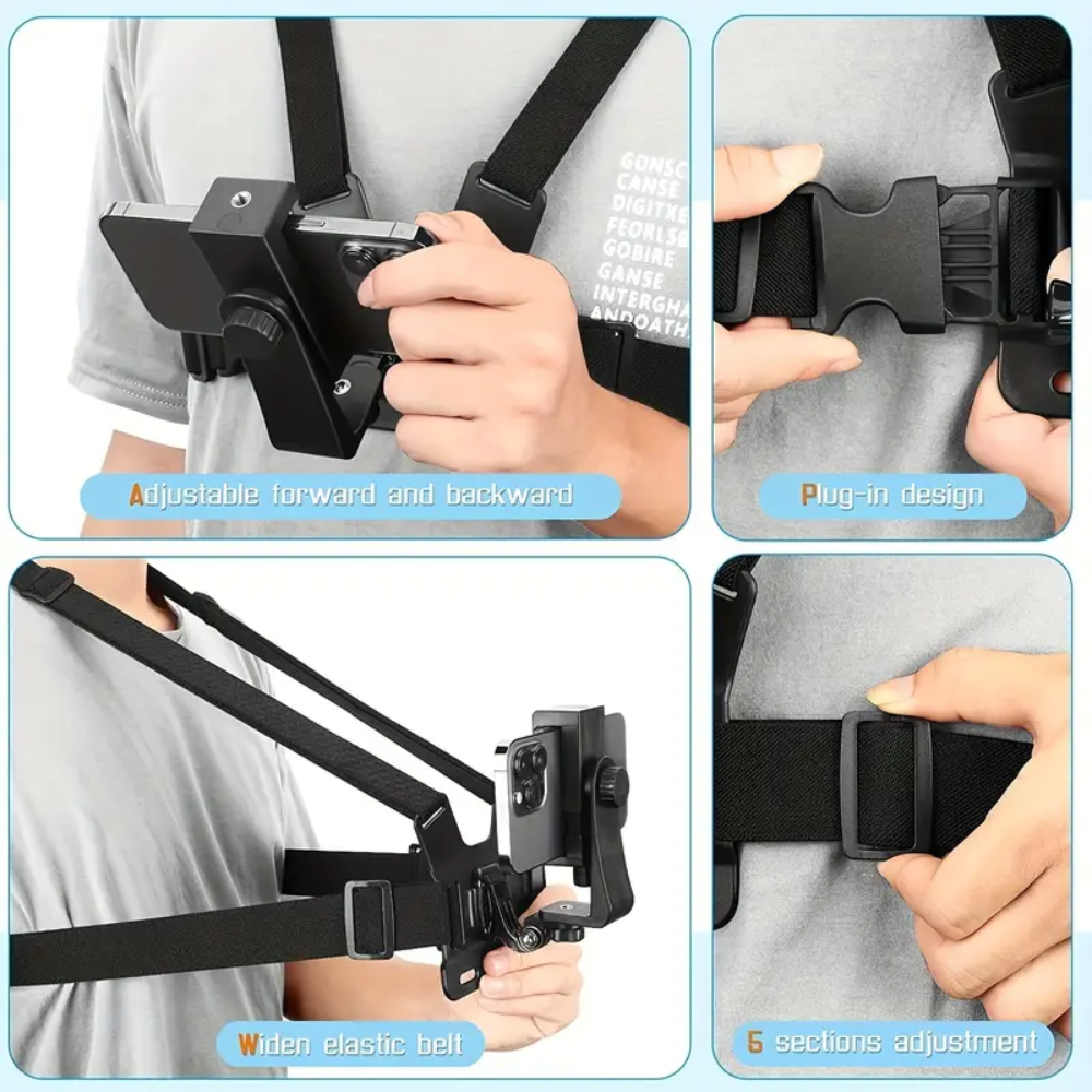 MCA Universal Chest Action Camera Cell Phone Holder