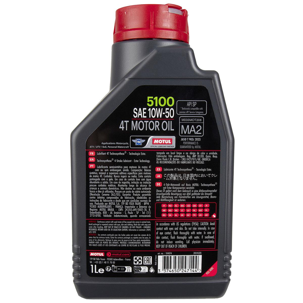 Motul 5100 4T Oil 10W-50