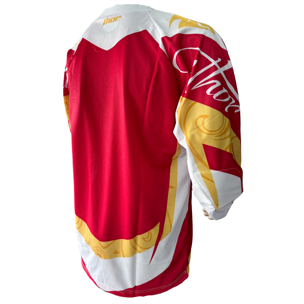 Thor Ladies Phase Red/Yellow Jersey