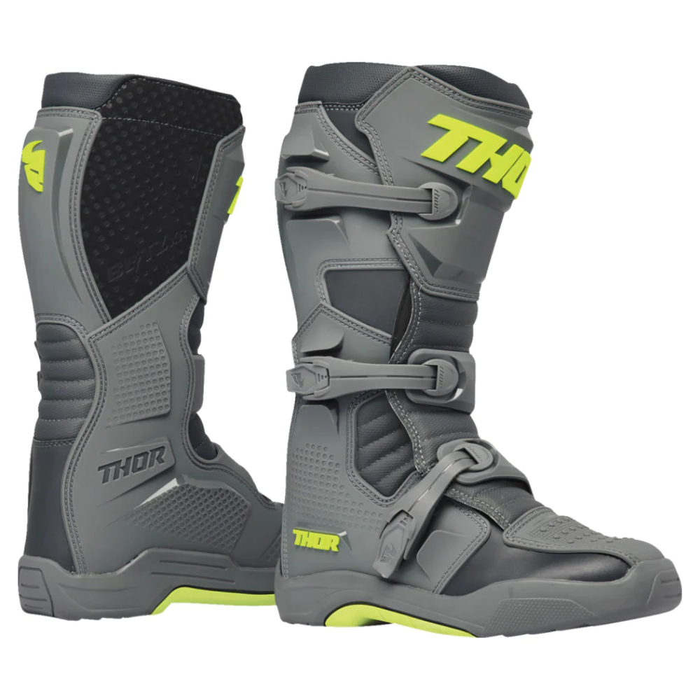 MC Auto: Thor Blitz XR LTD Grey/Charcoal Boots