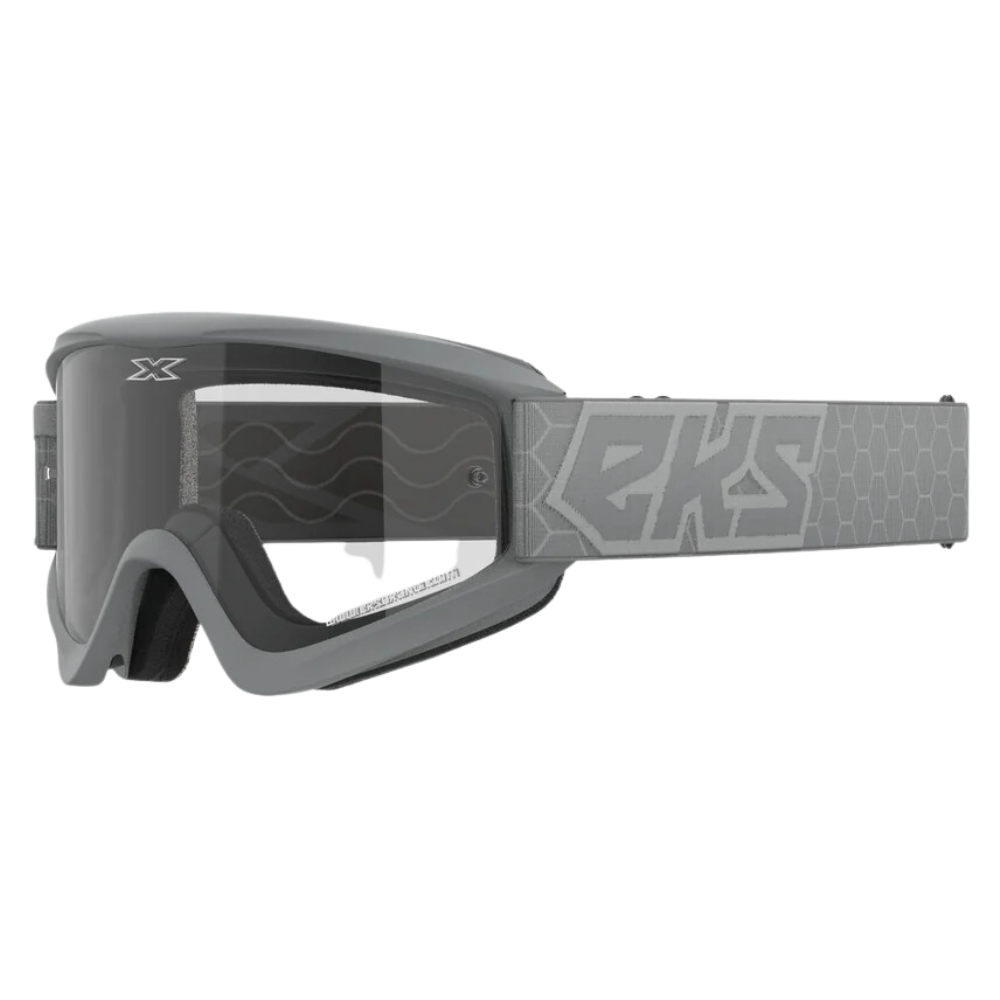 EKS Gox Flat Out Grey Clear Goggle