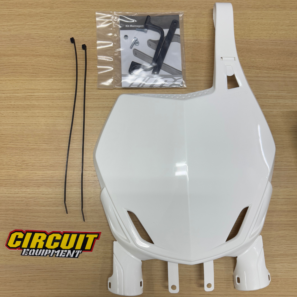 Circuit Equipment White Number Plate Future