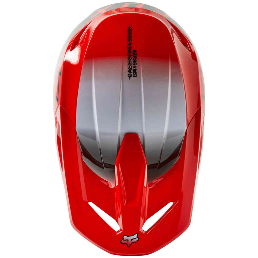 Fox V1 Toxsyk Flo Red Helmet