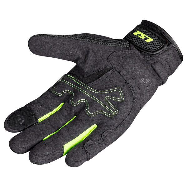 LS2 Kubra Man Black/HiVis Motorcycle Gloves