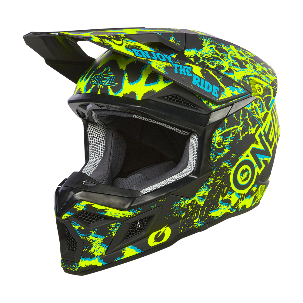 O'Neal 3S Black/Yellow V24 Assault Helmet