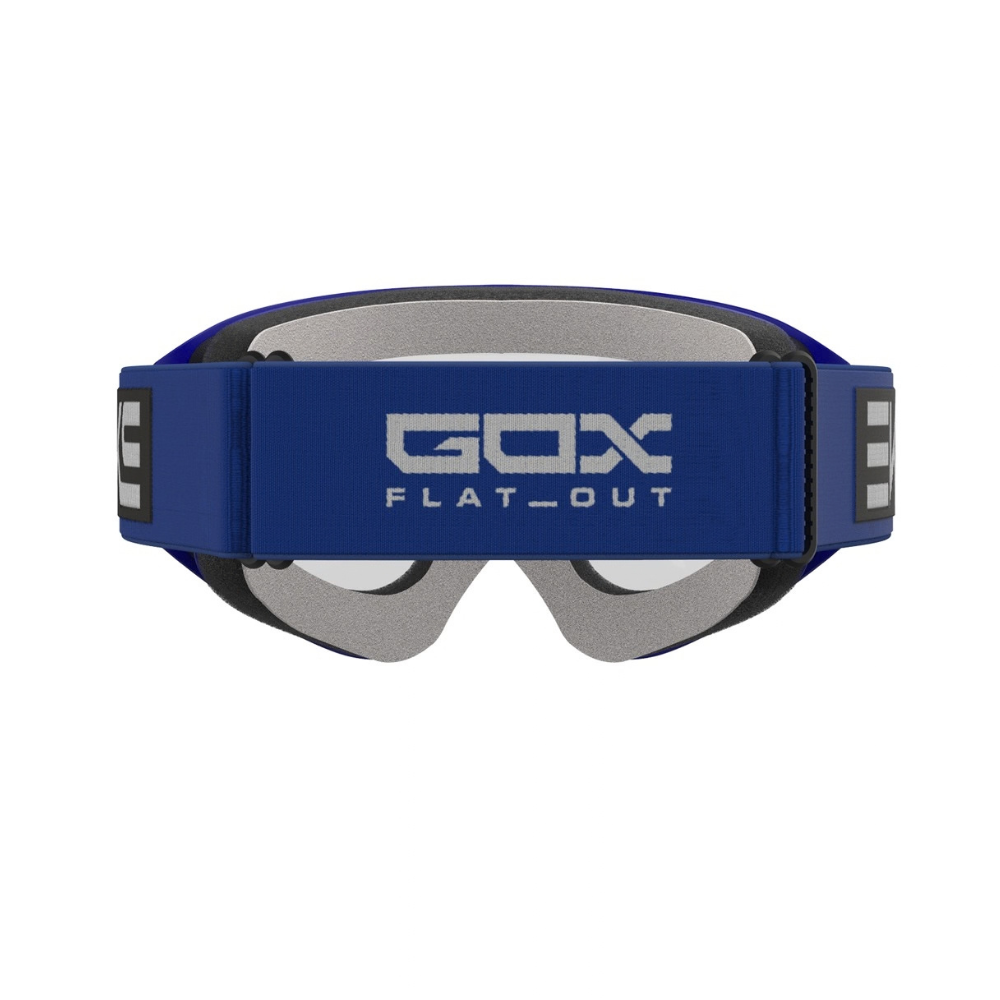 EKS Gox Flat-Out Blue/Black Blue Mirror Goggle