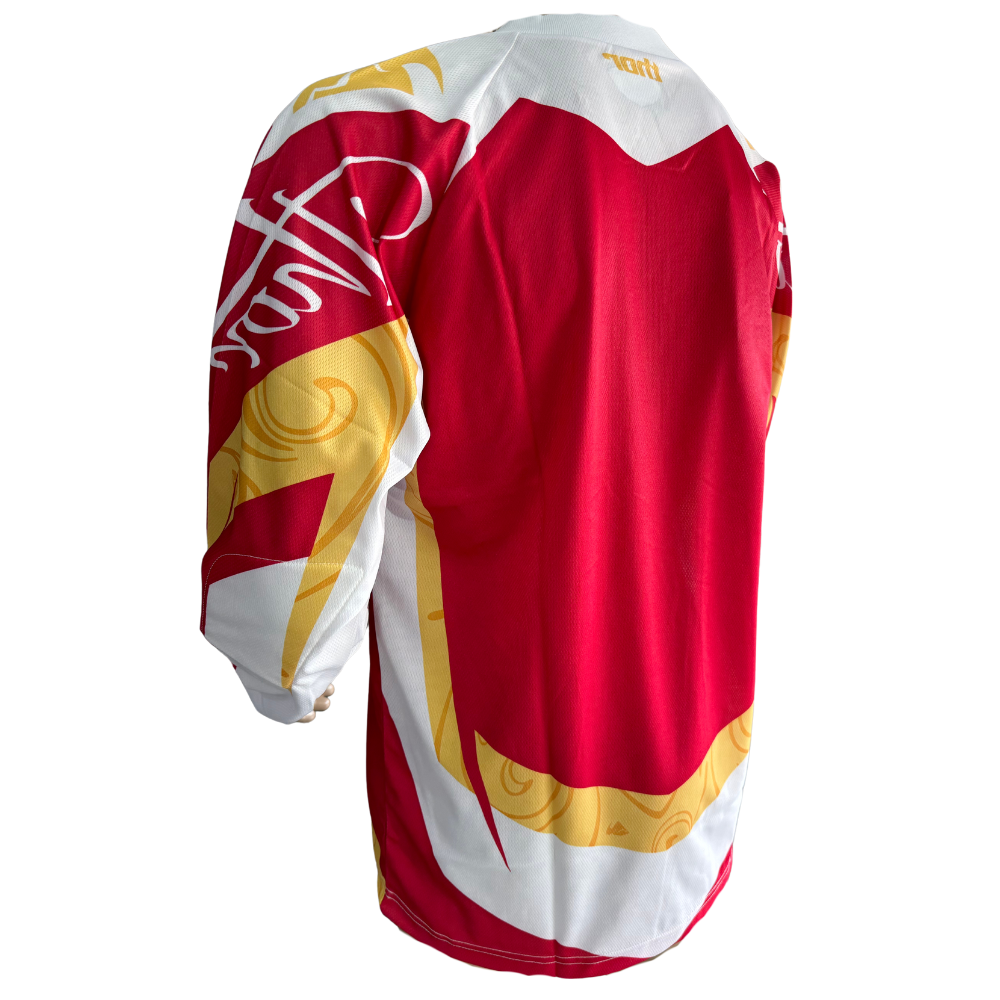 Thor Ladies Phase Red/Yellow Jersey