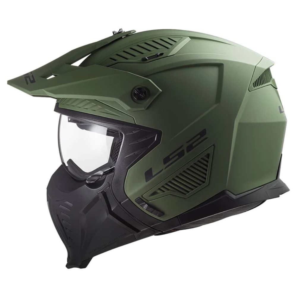 MC Auto: LS2 OF606 Drifter Matt Military Green Helmet