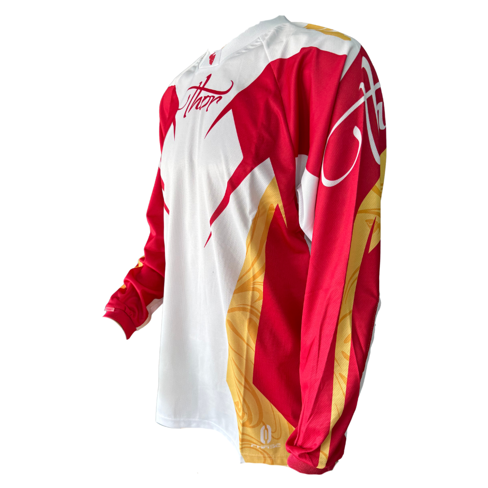 Thor Ladies Phase Red/Yellow Jersey