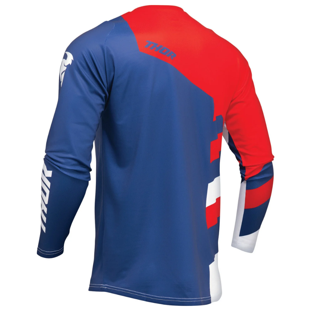 Thor Sector Checker Navy/Red Jersey