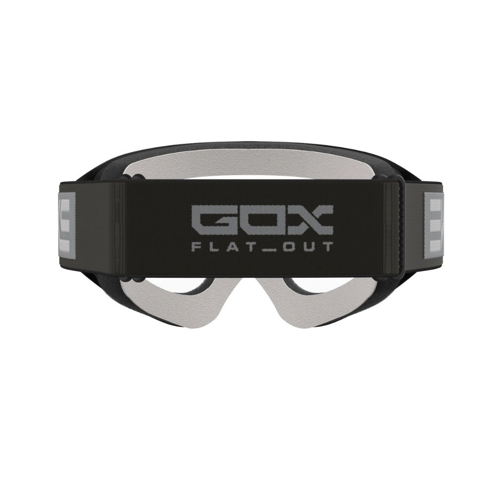 EKS Gox Flat-Out Black/Grey Silver Mirror Goggle