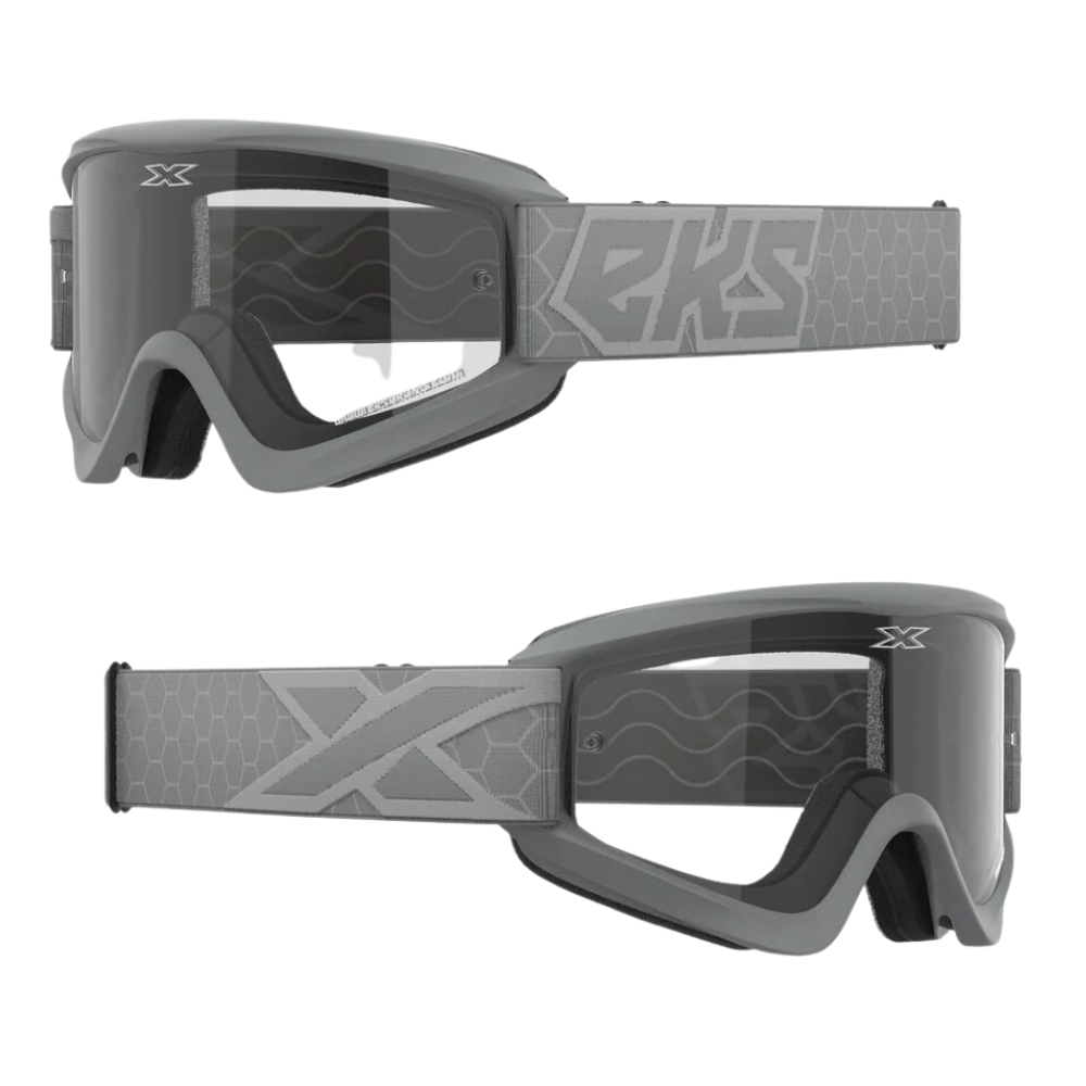 MC Auto: EKS Gox Flat Out Grey Clear Goggle