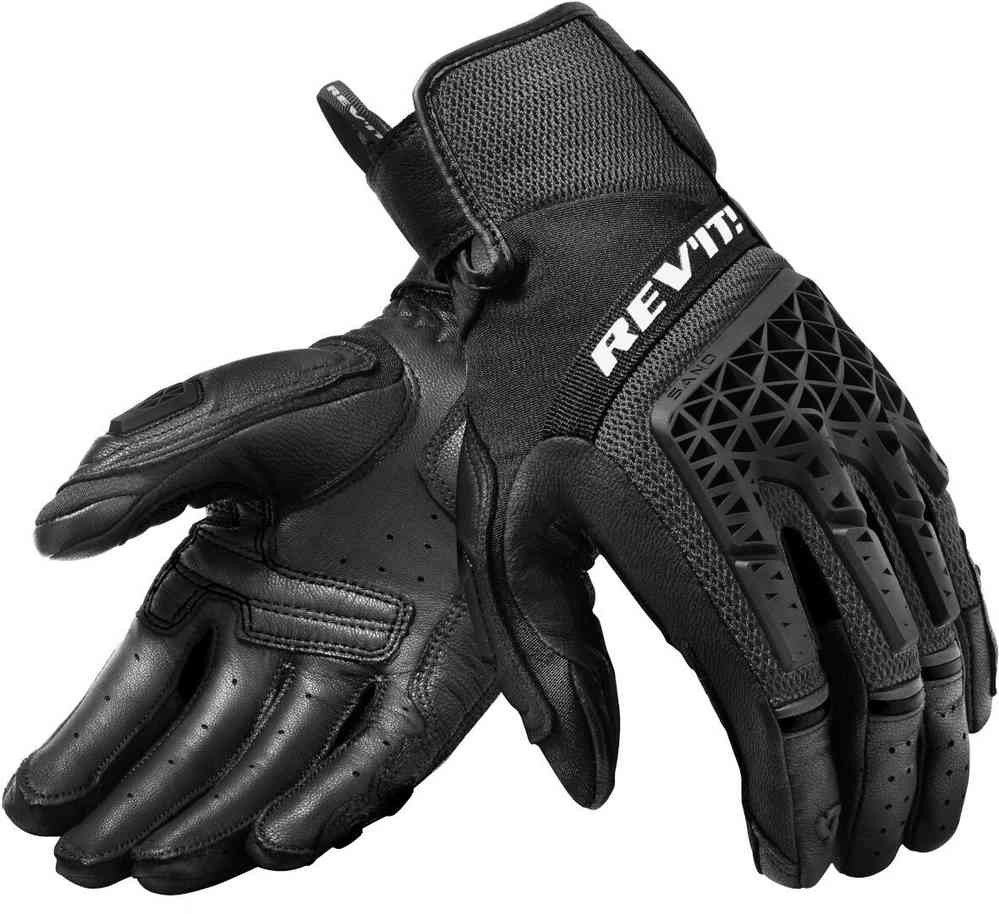 REV'IT! Sand 4 Black Motorcycle Gloves