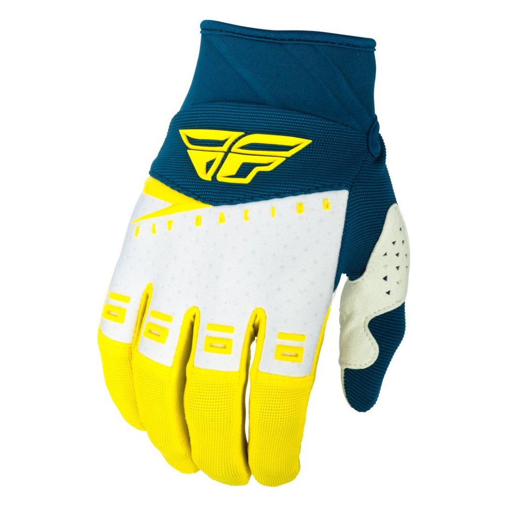 Fly Kids F-16 Yellow/White/Navy Gloves