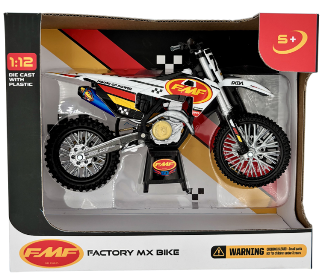 FMF Factory 1:12 MX DirtBike Toy