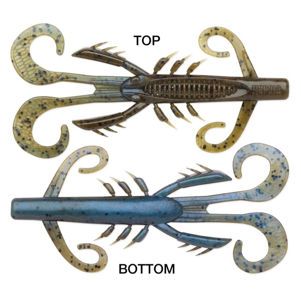 Rapala CrushCity Customs 10cm HedgeHog Green Pumpkin Blue Pearl