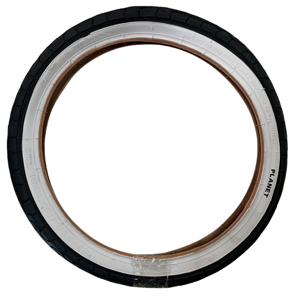 Planet Bicycle White Wall Tyre - 16x1.75