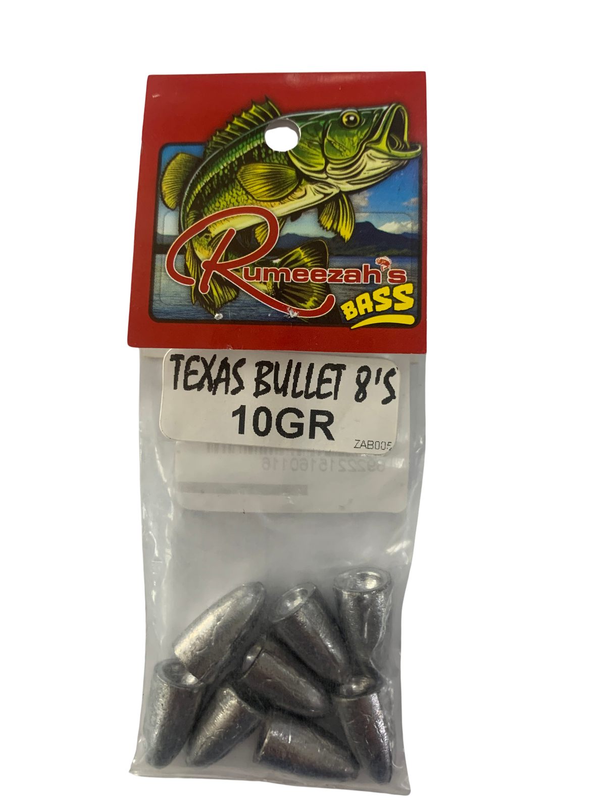 Rumeezahs Texas Bullet 10g Bass Sinkers Sinkers 8PCS