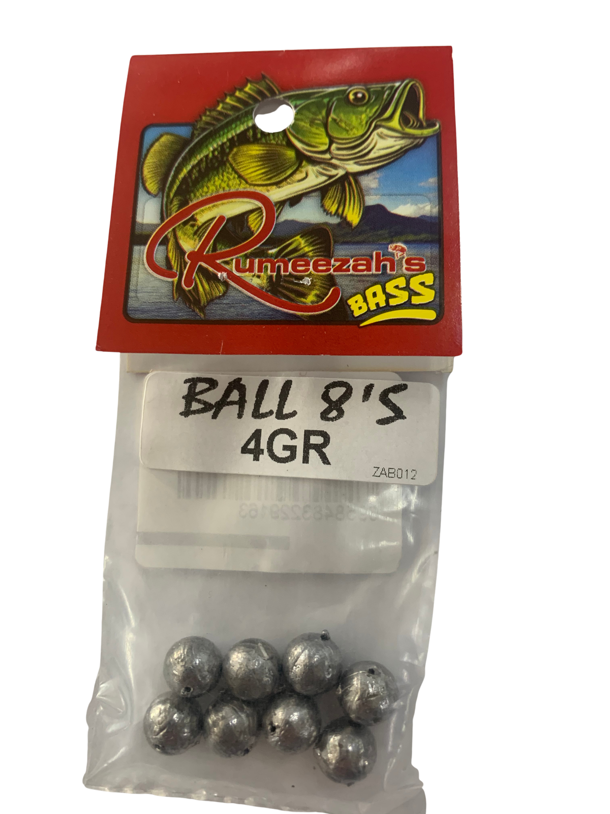 Rumeezahs Ball 4g Bass Sinkers Sinkers 8PCS