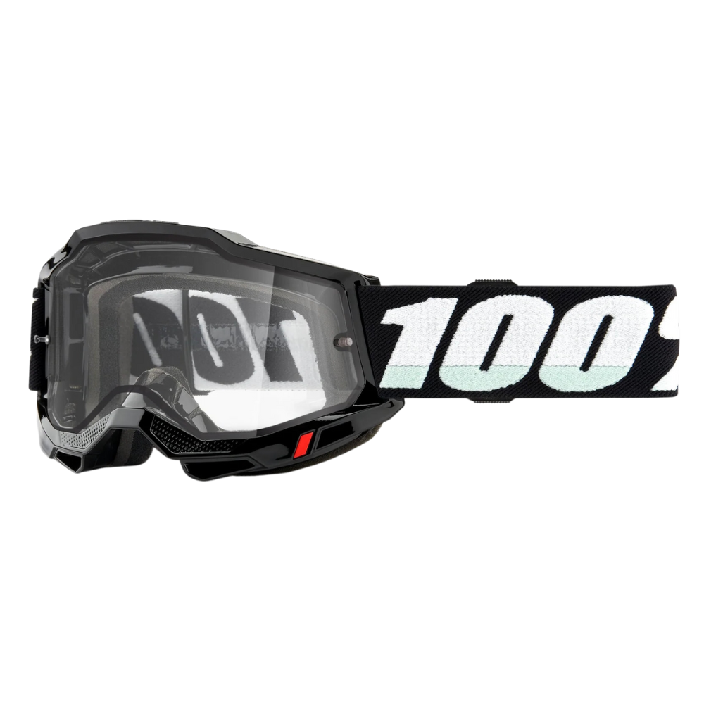 MC Auto: 100% Accuri2 Enduro MX Black Clear Goggle