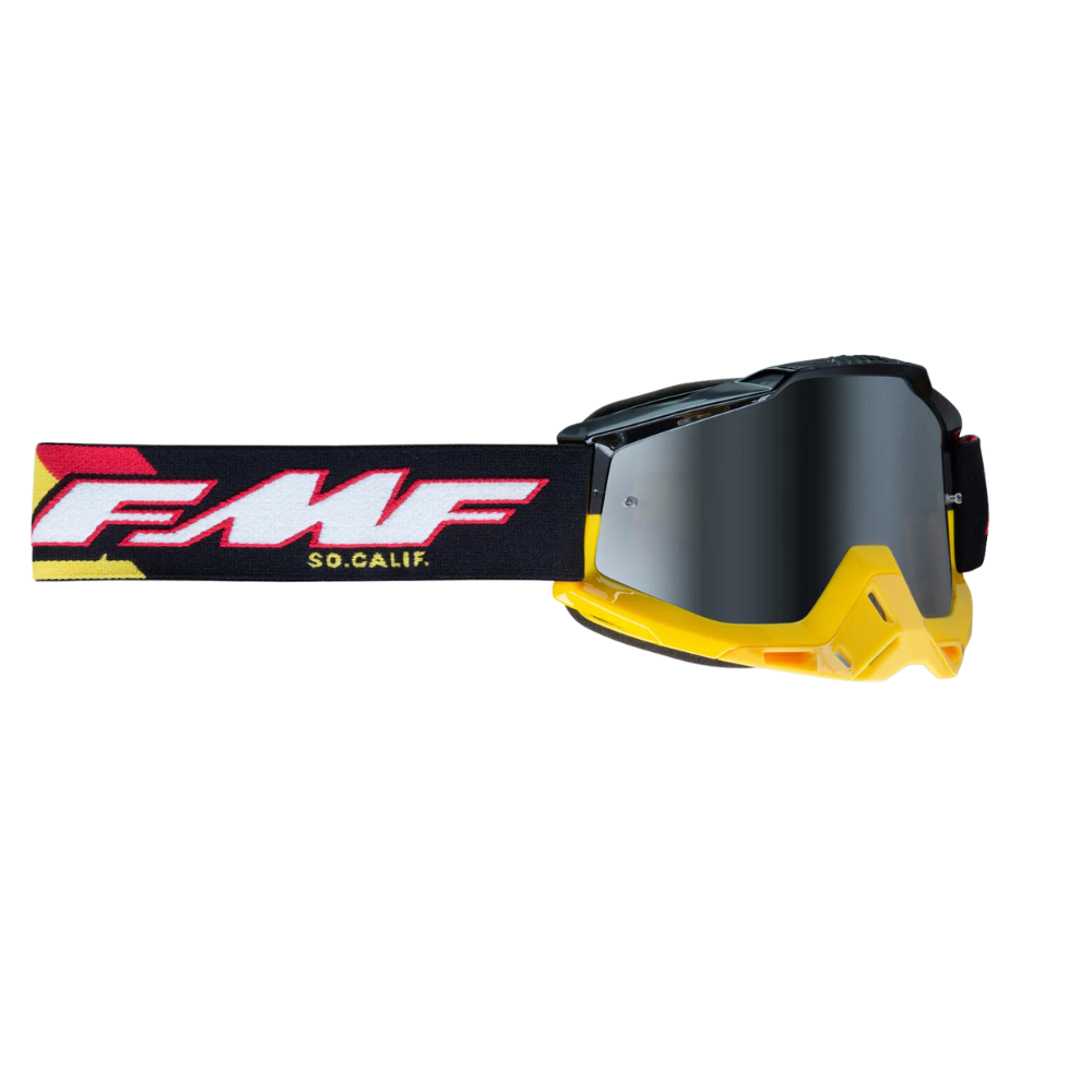 MC Auto: FMF PowerBomb Speedway Silver Mirror Goggle