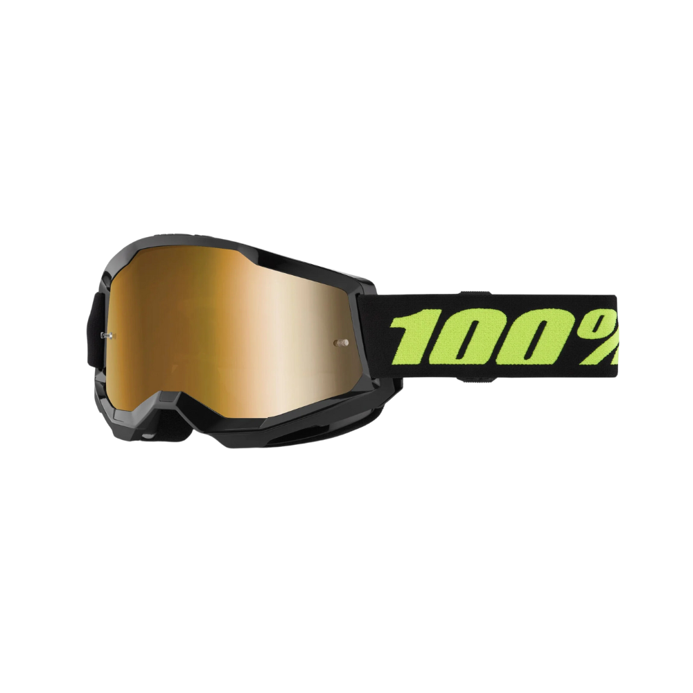 MC Auto: 100% Strata2 Solar Eclipse/Gold Mirror Goggle