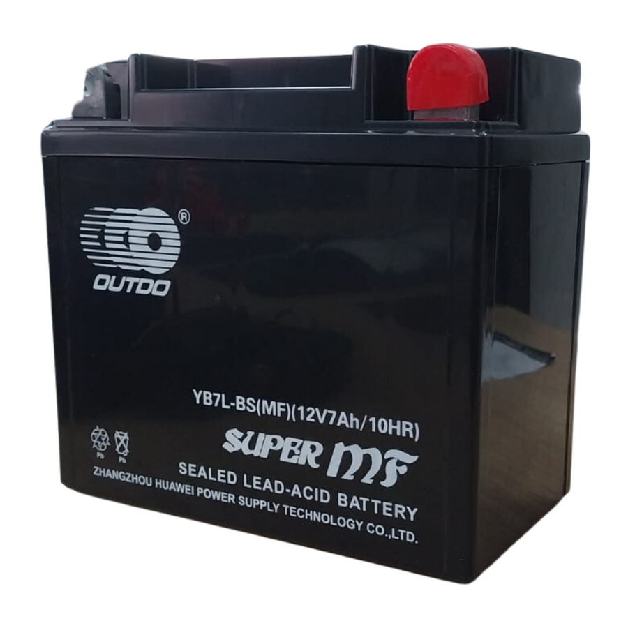 OUTDO Battery YB7L-BS -Motorcycle Battery