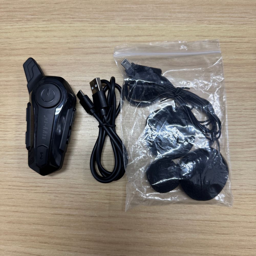 Pre-Loved (USED) REVV-EM® Universal Helmet Bluetooth Intercom Headset Kit