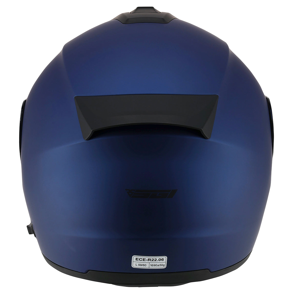 SGI Fusion 2.0 Matt Metallic Blue Modular Helmet