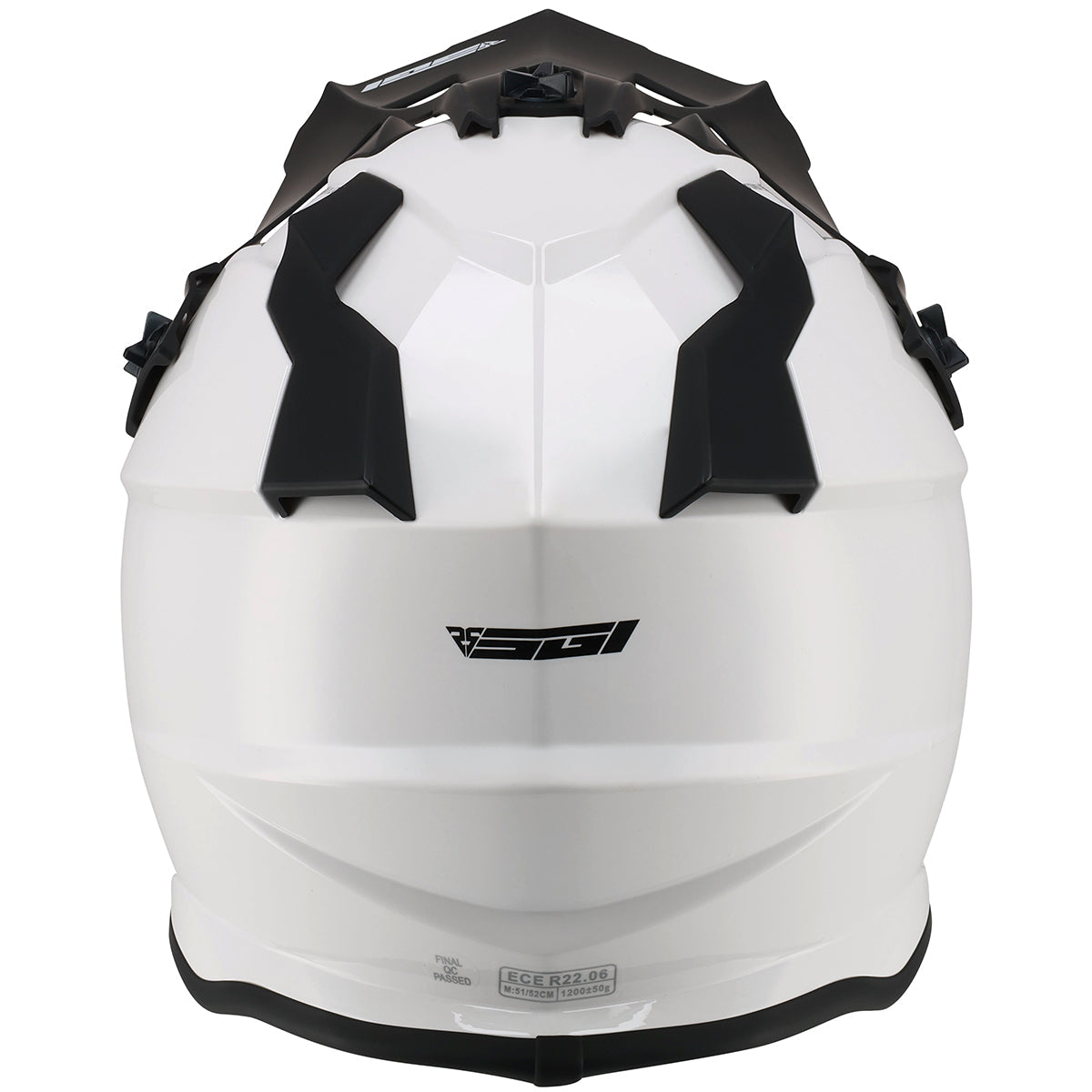 SGI Rapid Youth MX Gloss White Helmet