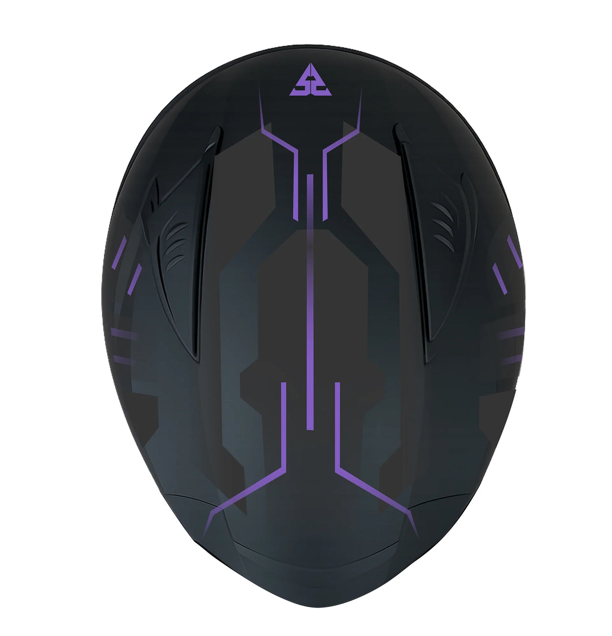 SGI Core Tron Purple Full Face Helmet
