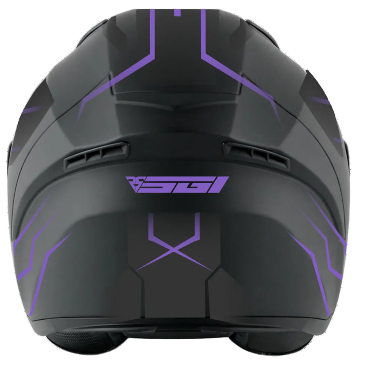 SGI Core Tron Purple Full Face Helmet