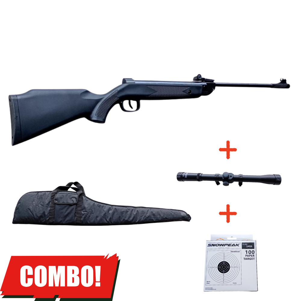 SPA B1-4 Black 4.5mm Air Rifle Combo