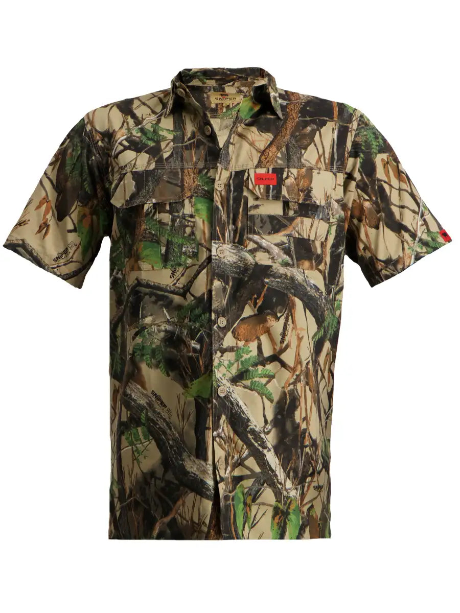 Sniper Africa 3D Adventure Short Sleeve Shirt