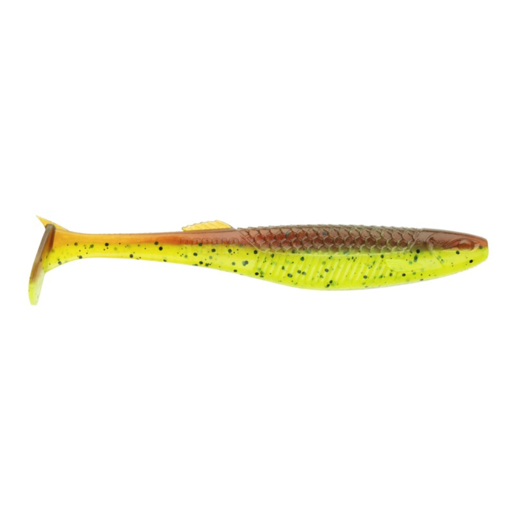 Rapala CrushCity Customs 10cm The KickMan Motor Oil Chartreuse