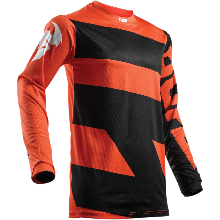 Thor Pulse Level Black/Orange Jersey